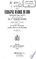 I pregi della Vergine Madre di Dio...