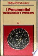 I Presocratici