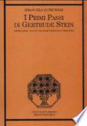 I primi passi di Gertrude Stein