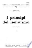 I principi del leninismo (ristampa)