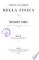 I principj e gli elementi della fisica