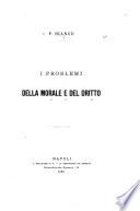 I problemi della morale e del dritto