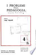 I Problemi della pedagogia