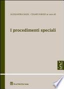I procedimenti speciali