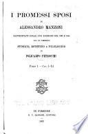 I promessi sposi di Alessandro Manzoni: Parte i-iii