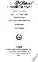I promessi sposi ... Nona edizione