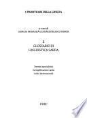 I prontuari della lingua: Glossario di linguistica sarda