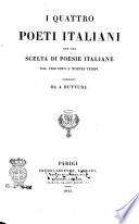 I quattro poeti italiani publicati da A. Buttura