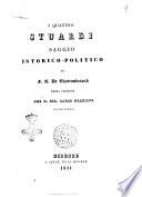 I quattro Stuardi saggio istorico-politico di F. A. De Chateaubriand