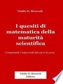 I quesiti di matematica della maturità scientifica