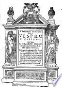 I Raguagli Historici Del Vespro Siciliano