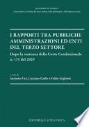 I rapporti tra pubbliche amministrazioni ed enti del terzo settore. Dopo la sentenza della Corte Costituzionale n. 131 del 2020