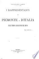 I rappresentanti del Piemonte e d'Italia nelle tredici legislature del regno