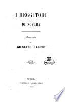 I reggitori di Novara memorie
