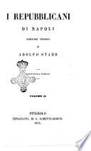 I repubblicani di Napoli romanzo storico