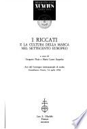 I Riccati e la cultura della Marca nel Settecento europeo