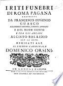 I riti funebri di Roma pagana