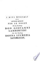 I Riti nuziali degli antichi romani