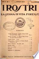I rostri rassegna di vita forense