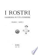 I rostri rassegna di vita forense