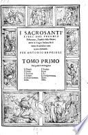 I sacrosanti libri del vecchio testamento, tradotti dalla ebraica verita in lingua italiana ... per Antonio Brucioli