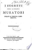 I segreti dei Liberi Muratori svelati al pubblico a loro dispetto
