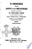 I segreti delle arti e dei mestieri ... pubblicati dal professore Dr. Giovanni Pozzi