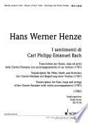 I sentimenti di Carl Philipp Emanuel Bach