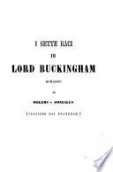 I sette baci di Lord Buckingham romanzo