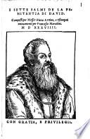 I Sette Salmi De La Penitentia Di David