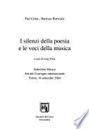 I silenzi della poesia e le voci della musica