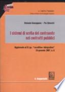 I sistemi di scelta del contraente nei contratti pubblici