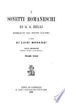 I sonetti romaneschi di G.G. Belli