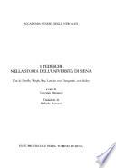 I tedeschi nella storia dell'Università di Siena