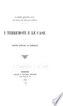 ... I terremoti e le case