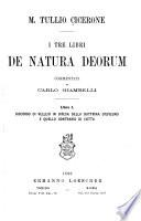 I tre libri De natura deorum