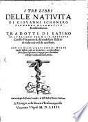 I tre libri delle natività
