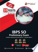 IBPS SO (Specialist Officers) Prelims Exam (English Edition) - 10 Full Length Mock Tests (1500 Solved Questions) with Free Access to Online Tests