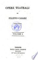 Ida Di Tokenburg ; Commedia Originale ... Di Filippo Casari