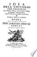 Idea dell'Universo, che contiene la storia della vita dell'uomo, elementi cosmografici, viaggio estatico al mondo planetaria, e storia della terra