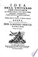 Idea dell'Universo, che contiene la storia della vita dell'uomo, elementi cosmografici, viaggio estatico al mondo planetaria, e storia della terra