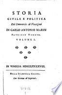 Idea della storia divile e politica del commercio de' Veneziani (etc.)