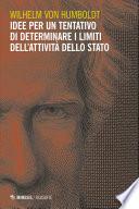 Idee per un tentativo di determinare i limiti dell’attività dello stato