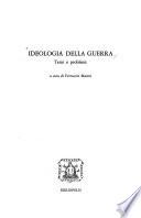 Ideologia della guerra