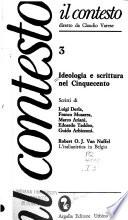 Ideologia e scrittura nel Cinquecento