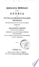 Idrologia minerale