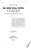 Il § 113 del “Grido della natura” ... Con discorso preliminare ed allegati