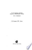 Il 33o Congresso nazionale del Partito repubblicano italiano