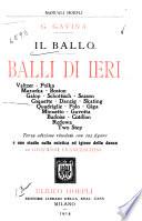Il ballo: balli di ieri