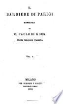 Il barbiere di Parigi romanzo